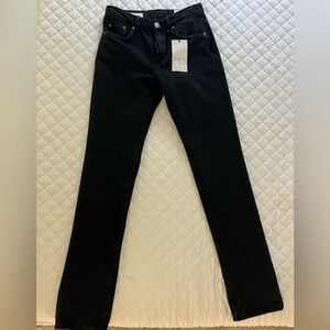 Zara Black Denim Straight Leg